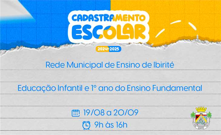 Cadastramento Escolar 2024-2025